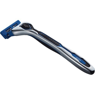 Dao Cạo Râu 5 Lưỡi Kép Màu Xanh Kai Razor 5 Blade 0607-GA0014X4 (Set 1 Thân 1 Lưỡi)
