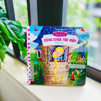 Sách Chuyển Động - First Stories - Công Chúa Tóc Mây - Rapunzel - Bìa Cứng