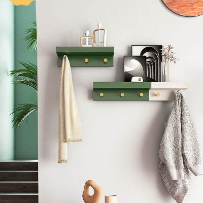 Kệ gỗ treo tường nút treo đồ kim loại Dola Home. Kệ treo đóng đinh dễ sử dụng, treo quần áo, để lọ hoa, đồ dùng gia đình