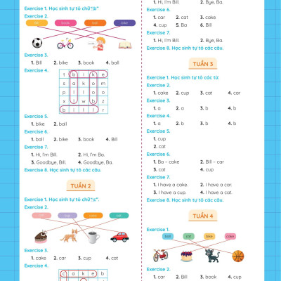 Global Success - Phiếu Bài Tập Cuối Tuần Tiếng Anh 1 (35 Tuần Học)