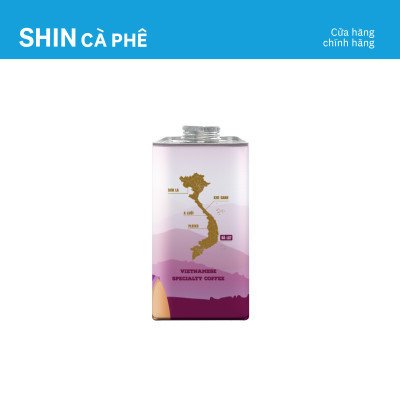 Cà phê Đà Lạt Blend - SHIN Cà phê - Cà phê pha phin - Hộp thiếc 200g