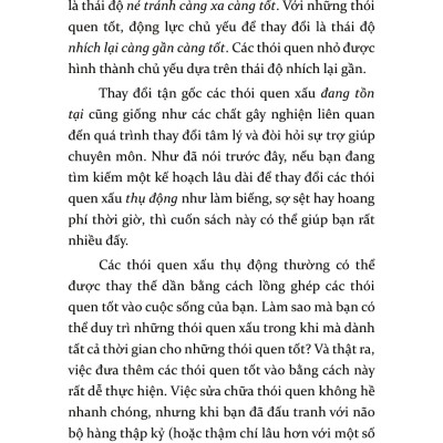 Gieo Thói Quen Nhỏ, Gặt Thành Công Lớn