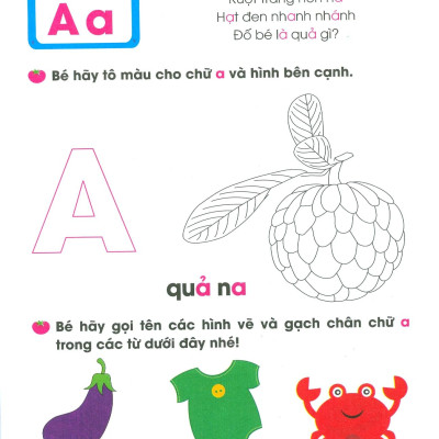 Hành trang cho bé vào lớp 1 - Bé nhận biết và làm quen với chữ cái