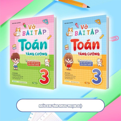 Sách - Vở Bài Tập Toán Tăng Cường Lớp 3 - Tập 1 - Theo Sách Giáo Khoa Kết Nối Tri Thức Với Cuộc Sống - Megabook