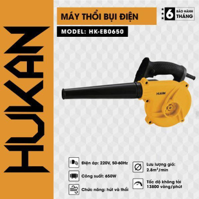 MÁY THỔI BỤI 650W HK-EB0650 HUKAN  - HÀNG CHÍNH HÃNG