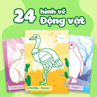 Sách - Tô Màu Khám Phá - Vườn Thú Ngộ Nghĩnh - Megabook