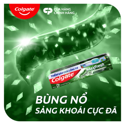 Bộ đôi kem đánh răng Maxfresh Than tre 175g