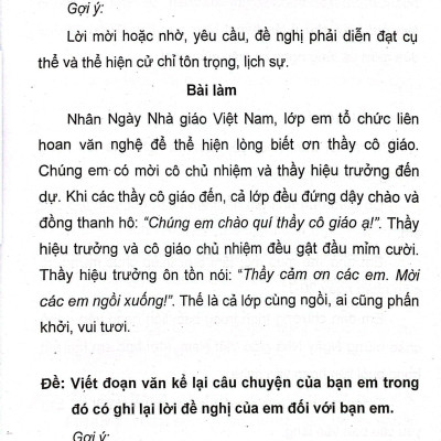 Những Bài Văn Mẫu 2 (Theo Chương Trình Giáo Dục Phổ Thông Mới)