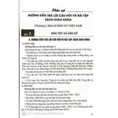 Hướng dẫn trả lời câu hỏi và bài tập Địa Lí 9 (Dùng kèm SGK KNTT) (HA-MK)
