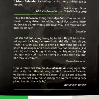 Cô Gái Chọc Tổ Ong Bầu - Stieg Larsson