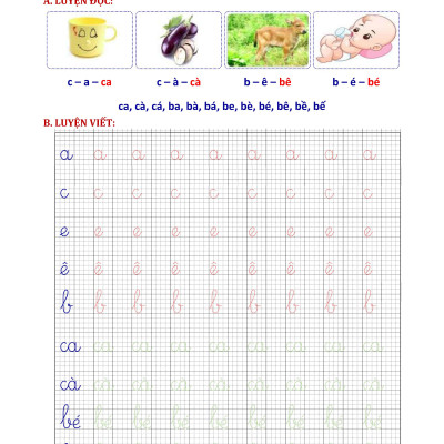 Phiếu bài tập cuối tuần Tiếng Việt 1 - Biên soạn theo chương trình mới (Sách màu)