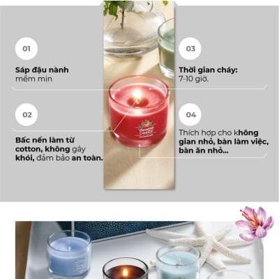Nến ly mini Yankee Candle (37g) - Sun & Sand