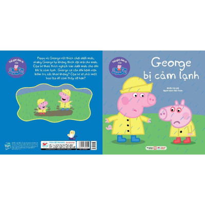 Sách - Truyện Tranh Thế Giới Diệu Kì Của Peppa Pig - George Bị Cảm Lạnh - Tân Việt Books
