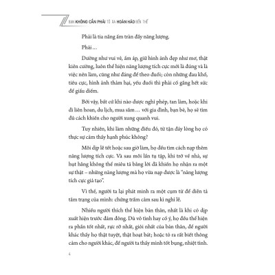 Bạn Không Cần Phải Tỏ Ra Hoàn Hảo Đến Thế - Bản Quyền