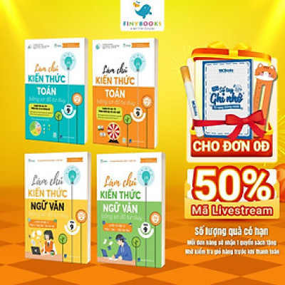 Sách - Combo Làm chủ kiến thức bằng sơ đồ tư duy Ngữ Văn-Toán lớp 9 - Luyện thi vào 10 chương trình mới 2025