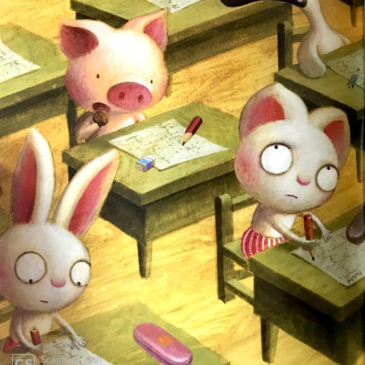 Thỏ Bunny Tai Ngắn: Bài Kiểm Tra Điểm Kém