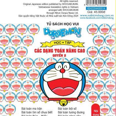 Doraemon Học Tập - Các Dạng Toán Nâng Cao - Quyển 2 (Tái Bản 2024)