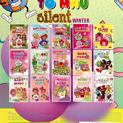 Sách - Bé Tô Màu Silent Winter