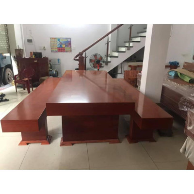 Bộ bàn ghế ăn kiểu k3 hộp gỗ xoan đào đóng hộp