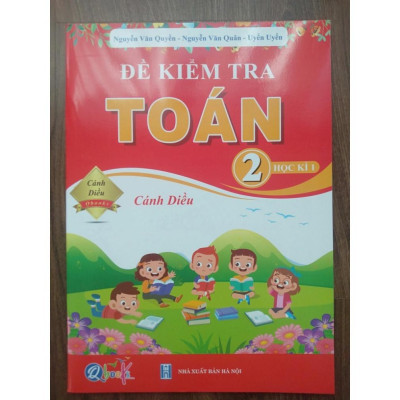 Sách - Đề kiểm tra toán 2 Học Kì 1 - Cánh diều