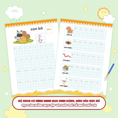 Sách - Vở Luyện Viết Hạ Cỡ Chữ - Chữ Ô Li Nhỏ - Quyển 2 - Chữ Thường - Megabook