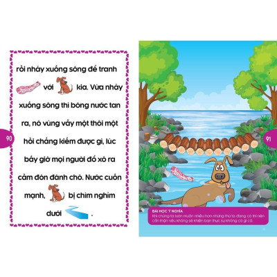 Sách - Phát Triển Tư Duy Và Ngôn Ngữ Cho Bé - Truyện Đọc Bằng Hình Ảnh - Truyện Ngụ Ngôn Đặc Sắc - Việt Thư