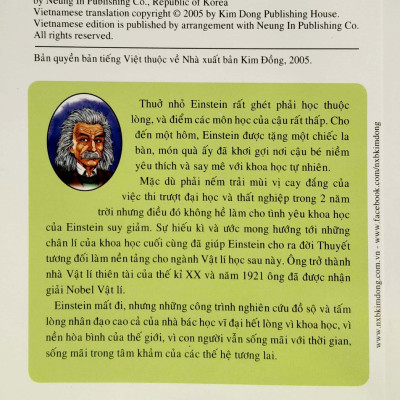 Danh Nhân Thế Giới - Einstein (Tái Bản 2022)