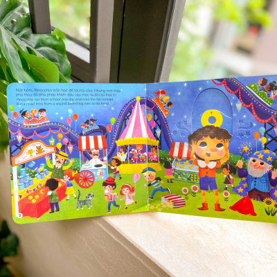 Sách Chuyển Động - First Stories - Cậu Bé Người Gỗ - Pinocchio - Bìa Cứng