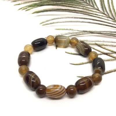 VÒNG TAY LU THỐNG VÂN ĐEN THU TÀI HÚT LỘC