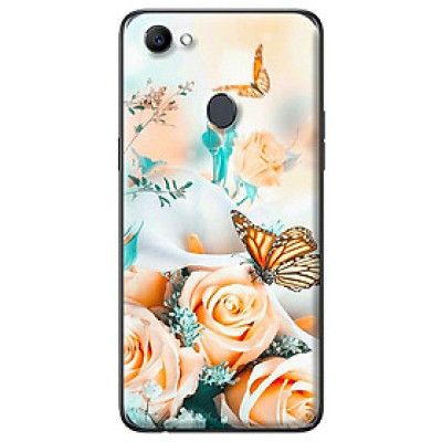 Ốp lưng cho Oppo F7 NỀN HOA HỒNG 2 - Hàng chính hãng