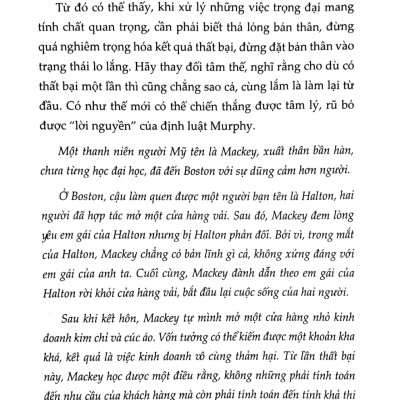 Định Luật Murphy - Làm Sao Để Những Việc Bạn Lo Lắng Sẽ Không Xảy Ra (BV)