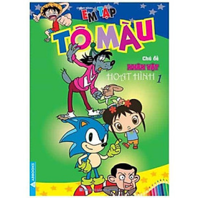 Em Tập Tô Màu Chủ Đề - Những Nhân Vật Hoạt Hình 1