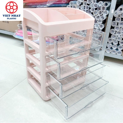 Tủ Đựng Mỹ Phẩm Cao Cấp HOKORI 3 Tầng, Kệ Đựng Mỹ Phẩm, Đồ Trang Điểm Nhiều Ngăn - Hàng Việt Nam