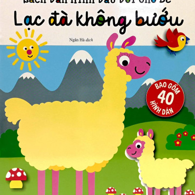 Sách Dán Hình Đầu Đời Cho Bé: Lạc Đà Không Bướu