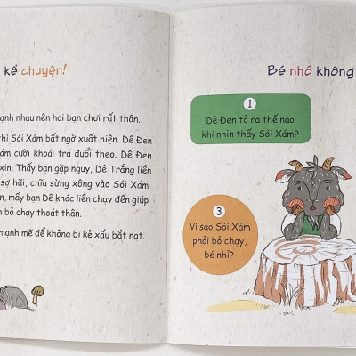 Rèn Luyện Thói Quen Tốt 2-6 Tuổi: Đừng Nhút Nhát Thế, Dê Đen (Song Ngữ)