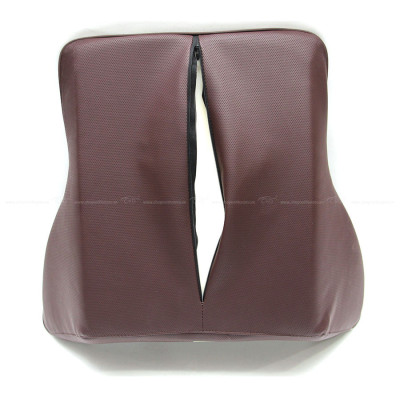 Tựa Lưng Ô Tô Cao Su Non Bọc Da CIND G003 Màu Café