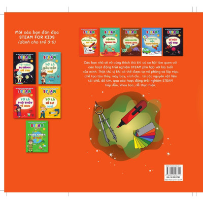 Sách - Steam For Kids - Kiến Trúc Sư Nhí Đại Tài  - NXB Phụ Nữ