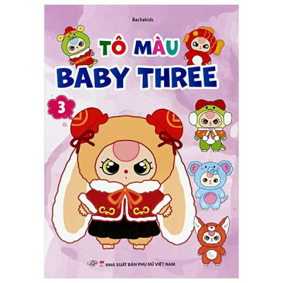 Sách - Tô Màu Baby Three 3