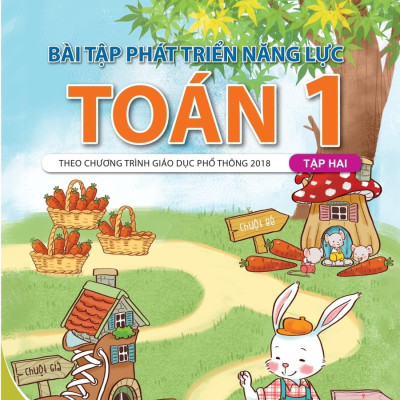 Combo Bài Tập Phát Triển Năng Lực Toán Lớp 1 Tập 1+2 (HEID)