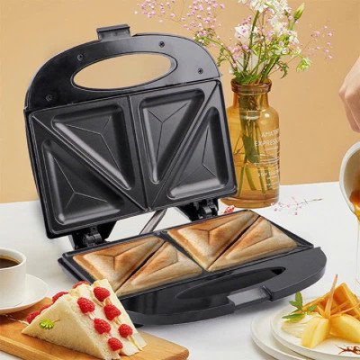 Máy Nướng Bánh Mì Sandwich Làm Nóng Thức Ăn Cho Bữa Sáng Đa Năng Dễ Sử Dụng - Hàng Nhập Khẩu