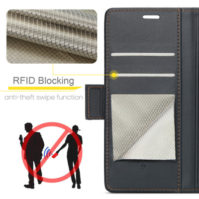 Bao Da Dạng Ví Caseme Cho Samsung Galaxy Z Fold5 – Chống Trộm Thẻ RFID, Nắp Gập Nam Châm, Khe Cắm Thẻ & Tiền, Giá Đỡ Xem Video - Hàng Chính Hãng