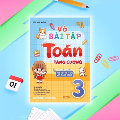 Sách - Vở Bài Tập Toán Tăng Cường Lớp 3 - Tập 1 - Theo Sách Giáo Khoa Kết Nối Tri Thức Với Cuộc Sống - Megabook