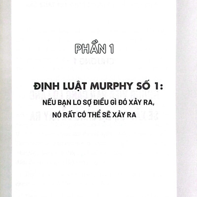 Định Luật Murphy - Làm Sao Để Những Việc Bạn Lo Lắng Sẽ Không Xảy Ra (BV)