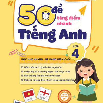 50 Đề Tăng Điểm Nhanh Tiếng Anh Lớp 4