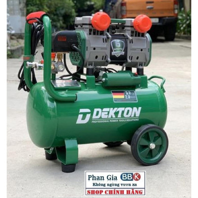 Máy Nén Khí Không Dầu Dekton, Thể Tích 30L ( DK-AC3930 )  2.0HP, Bảo hành máy 1 năm, 100% Dây đồng