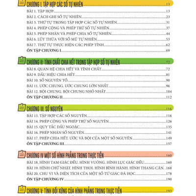 Làm Chủ Kiến Thức Toán Bằng Sơ Đồ Tư Duy Lớp 6 - Tập 1