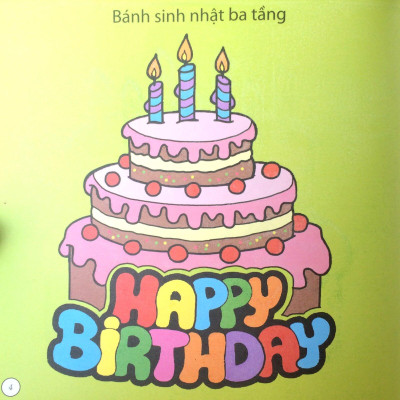 Bé Tô Màu - Bánh Kem Xinh Xắn (Tái Bản 2018)