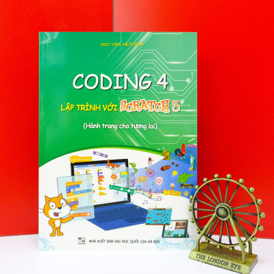 Combo 2 sách hướng dẫn học lập trình Scratch cho học sinh lớp 4