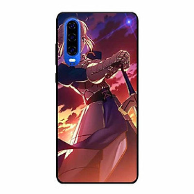 Ốp lưng in cho Huawei P30 Cô Gái và Kiếm