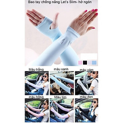 ( Hàng Chuẩn ) Ống Tay Chống Nắng, Găng Tay Chống Nắng Hàn Quốc Chống Tia UV Dành Cho Nam Và Nữ Let
